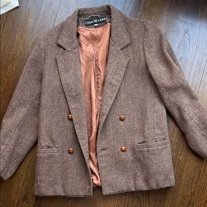 Vintage wool tweed blazer